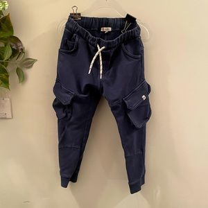 NOPPIES CARGO STYLE TROUSERS SZ 98 (2-3YRS) DK BLUE / SAPPHIRE COLOR